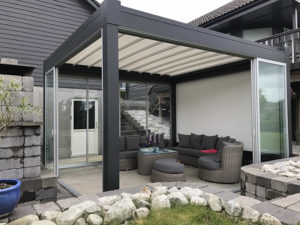 Pergola med glassvegger haugesund / karmøy